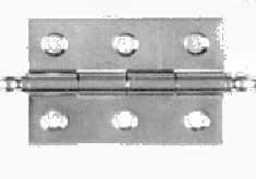 Uksehing J4 KZ40 8241 UR, 40x30 mm, messing