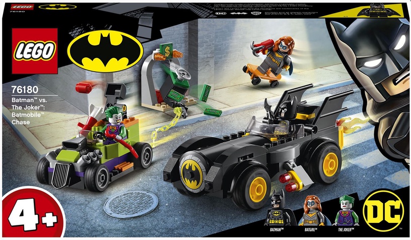 Конструктор LEGO DC Бэтмен против Джокера: погоня на Бэтмобиле 76180, 136 шт.