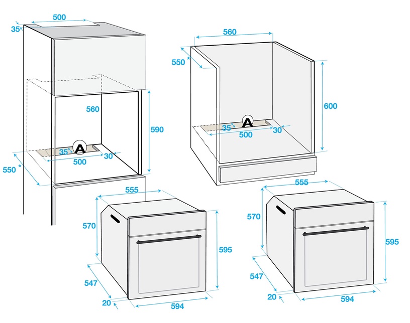 Įmontuojama orkaitė Beko BIM25402XMS