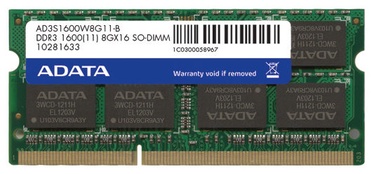 ADATA Premier 8GB 1600MHz DDR3 SO-DIMM AD3S1600W8G11-R