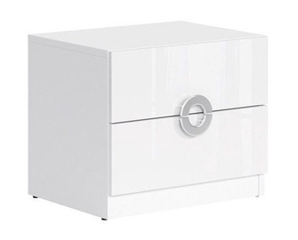 Black Red White Ringo Night Stand White