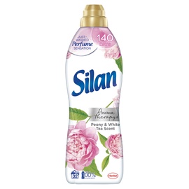 Skalbinių minkštiklis Silan Peony & White Tea Scent, 800 ml