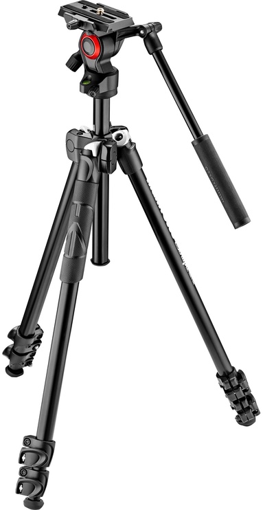 Alus Manfrotto 290 Light Tripod With Befree Live Fluid Video Head