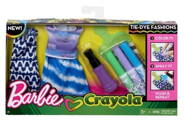 Mattel Barbie Crayola Tie-Dye Fashions FPW14