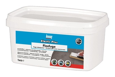Elastingas plytelių siūlių užpildas Knauf Flexfuge Athrazit PILKA, 1 kg