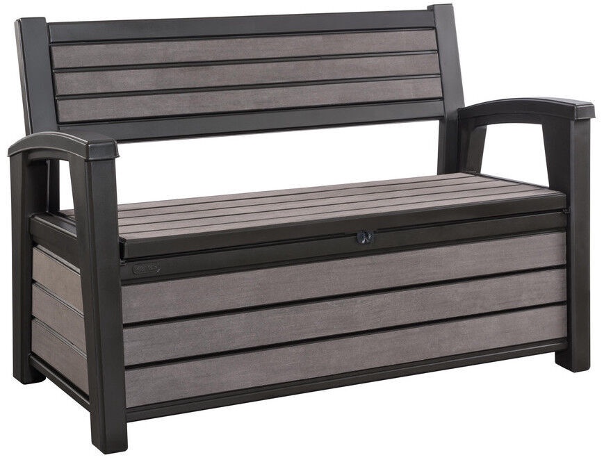 keter plastic storage bench