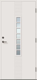 Uks Andre 7R, parempoolne, valge, 209 x 89 x 6.2 cm
