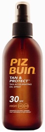 Eļļa saules aizsardzībai Piz Buin Tan & Protect Tan Accelerating SPF30, 150 ml