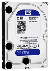 Western Digital Blue HDD 2TB 5400RPM SATA3 64MB WD20EZRZ (kahjustatud pakend)