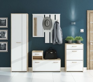 ML Meble Hallway Unit Orlando III White/Sonoma Oak