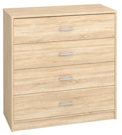 ML Meble Chest Of Drawers ML 03 Sonoma Oak 92x41cm