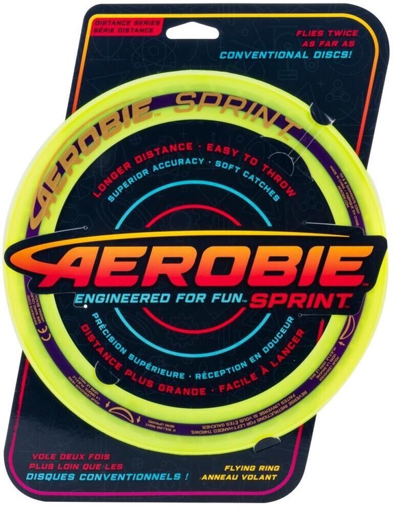 Õuemäng Aerobie Flying Ring 6046389, 33 cm x 33 cm, kollane