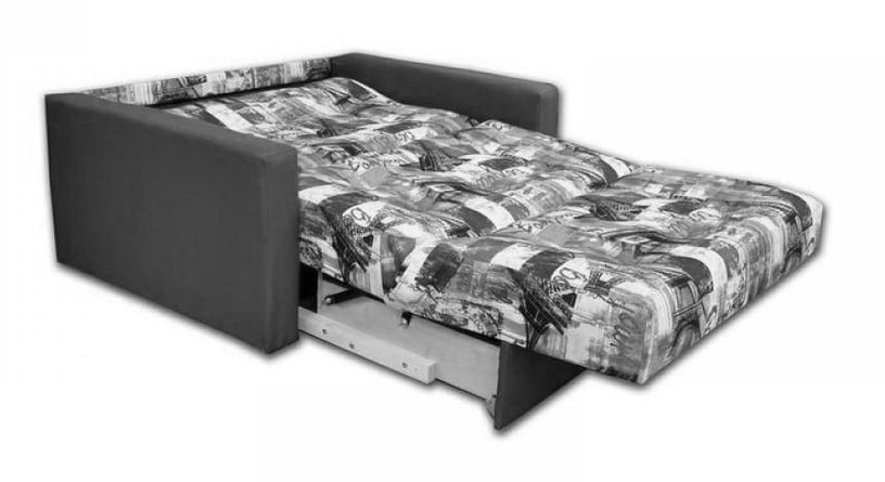Диван-кровать Idzczak Meble Sylwia III, серый, 133 x 110 см x 90 см