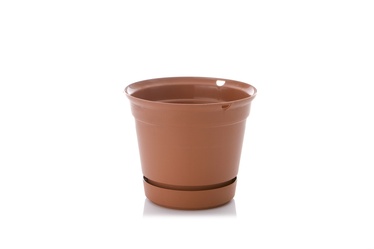 Uniplastex Flower Pot Terrana UDTW15 Brown