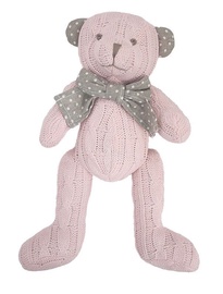 Beppe Plush Teddy Bear Pink 20cm 13300