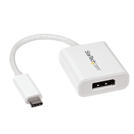 Adapteris StarTech CDP2DPW USB-C male, DisplayPort female, 0.014 m, balta