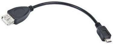 Natec Cable USB to USB-micro Black 0.15m