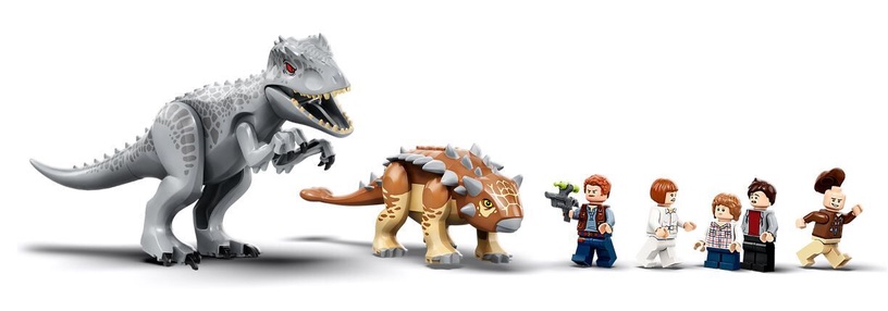 Конструктор LEGO Jurassic World Индоминус-рекс против анкилозавра 75941, 537 шт.