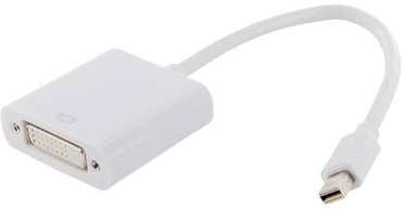 4World mini DisplayPort Male to DVI-I Female White 08729