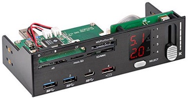 Silverstone SST-FP59 Card Reader + USB Hub + Fan Control