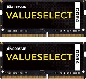 Operatīvā atmiņa (RAM) Corsair ValueSelect, DDR4 (SO-DIMM), 16 GB, 2133 MHz