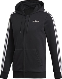 Adidas Essentials 3 Stripes Fleece Hoodie DQ3101 Black S