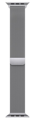 Ремешок Apple 41mm Silver Milanese Loop, серебристый