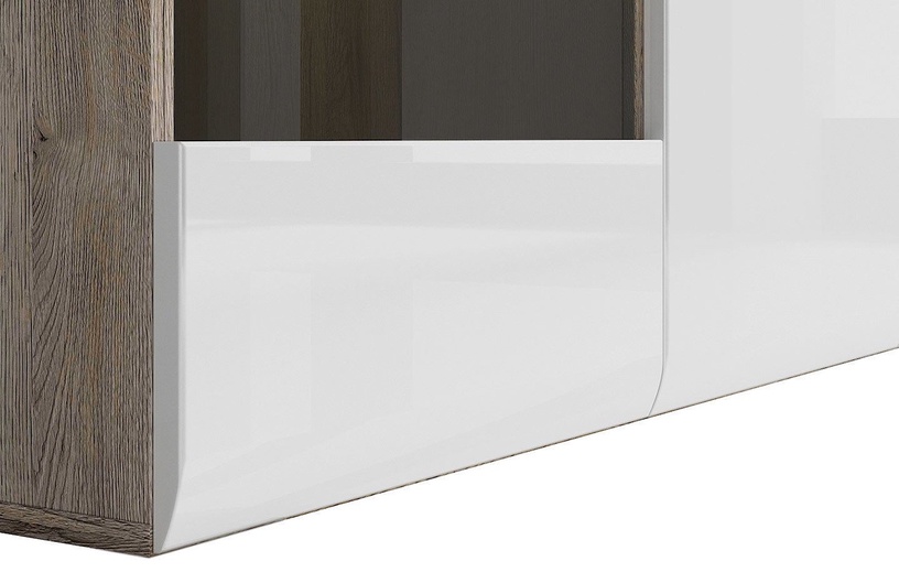 Шкаф-витрина Azteca Trio, коричневый, 150 см x 41 см x 104 см