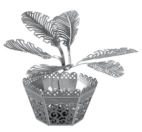 Juguetronica Fascination Metal Earth Sago Palm Tree 3D Metal Model