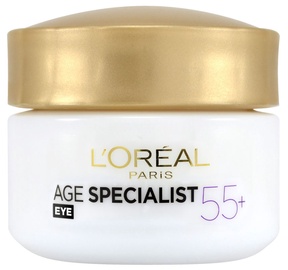 Paakių kremas L´Oreal Paris Age Specialist 55+, 15 ml