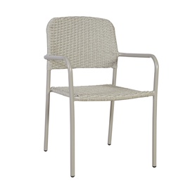 Home4you Bistro Garden Chair Light Grey