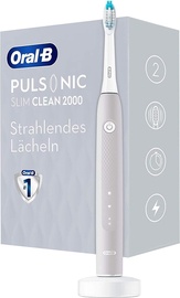 Электрическая зубная щетка Braun Oral-B Pulsonic Slim Clean Sonic 2000 Grey