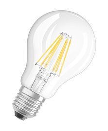 Лампочка Osram LED, холодный белый, E27, 6 Вт, 806 лм, 3 шт.