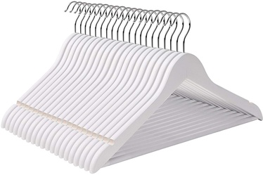 Вешалка Songmics Wooden Hanger White 50pcs