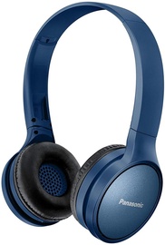 Ausinės Panasonic RP-HF410BE-K Blue, belaidės