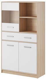 Plaukts WIPMEB Tulia 2D 1S Sonoma Oak/White
