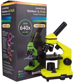 Edukacinis žaislas Levenhuk Microscope Rainbow 2L Plus 69120, geltona