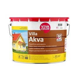 Fasāžu krāsa Vivacolor Villa Akva, balta, 9 l