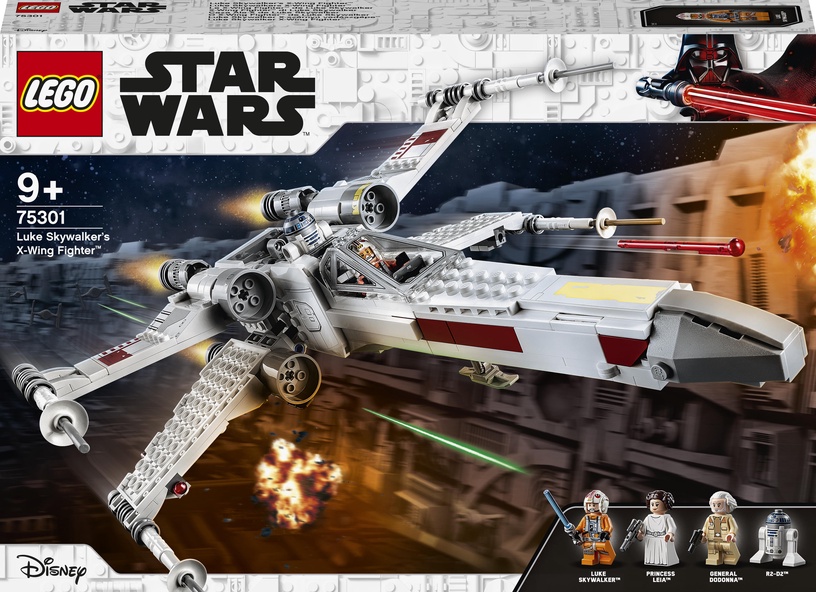 Konstruktor LEGO Star Wars Luke Skywalker X-Wing Fighter™ 75301, 474 tk