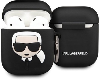 Austiņu maciņš Karl Lagerfeld Ikonik, melna