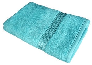 Verners Frotee Wick Pattern 70x140cm Turquoise