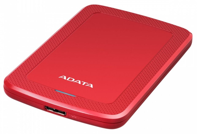 Kietasis diskas Adata HV300, HDD, 1 TB, raudona