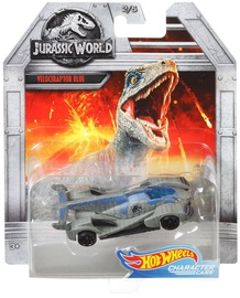 Mattel Hot Wheels Jurassic World Velociraptor Blue FLJ06
