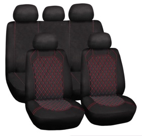Automašīnu sēdekļu pārvalks Bottari Spiderweb Seat Cover Set Black Red
