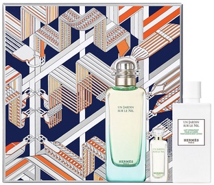 Набор для женщин Hermes Un Jardin Sur Le Nil 100 ml EDT + 80 ml Body Lotion + 7.5 ml EDT Unisex