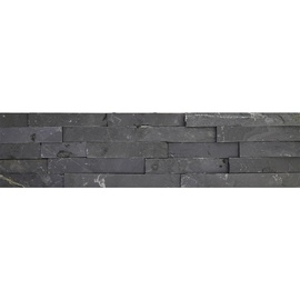 Flīzes Vinstone Stone Black 6741, 600 mm x 150 mm x 25 mm, 8 gab.