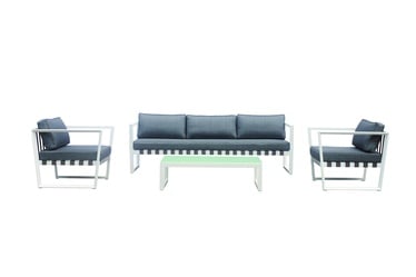 Комплект уличной мебели Masterjero TG0343S, белый/серый, 1-5 места