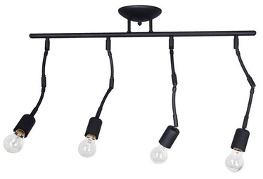 Verners Omega Ceiling Lamp 4x60W E27 Black