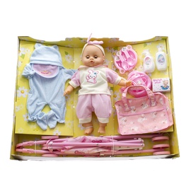 Кукла Lovley Toys Baby Carriage Set Assort