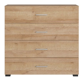Black Red White Lurs Chest Of Drawers Riviera Oak
